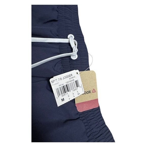 NWT Reebok Windbreaker Splash Jogger Activewear Pants Navy Blue Mens Medium - Picture 6 of 6